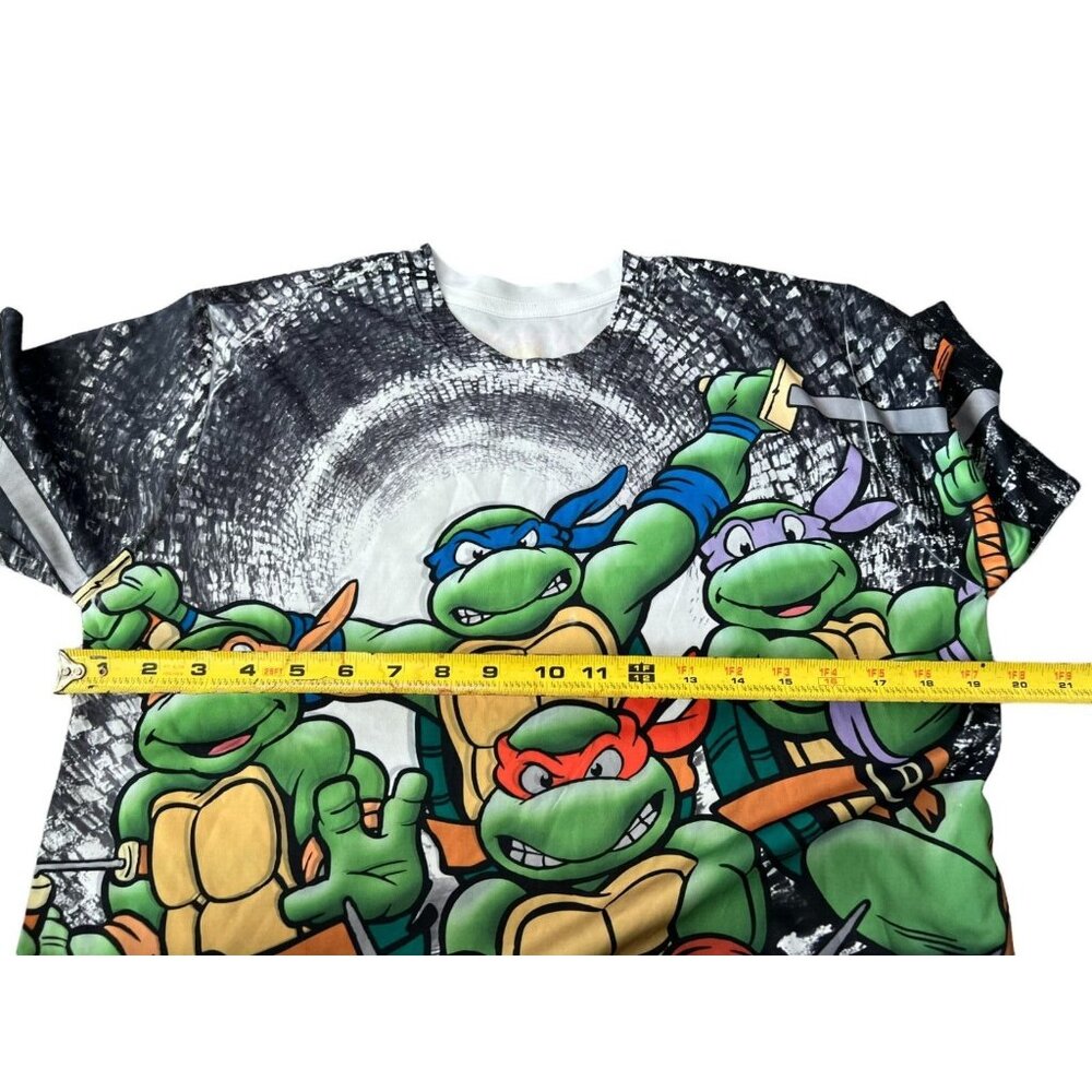 Teenage Mutant Ninja Turtles Shirt Size M All Over Print - Picture 4 of 5